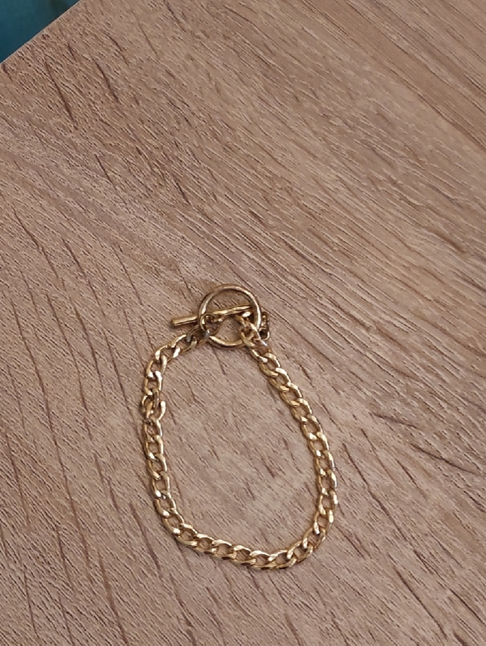 Goldtone Chain Toggle Bracelet - Women Jewelry